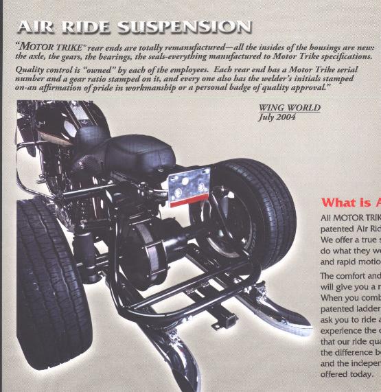 motor trike air bags